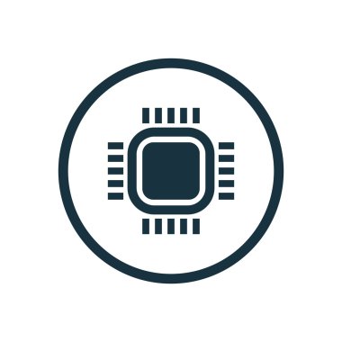 CPU simgesini daire shap