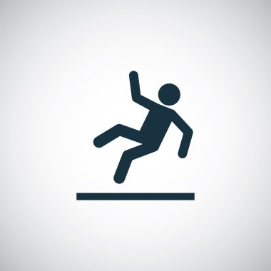 kaygan zemin simgesi 