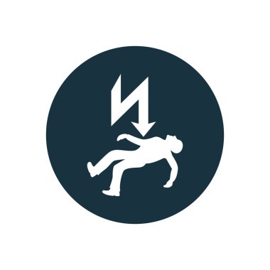 Elektrik çarpması riski simgesi