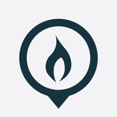 Yangın simge harita PIN