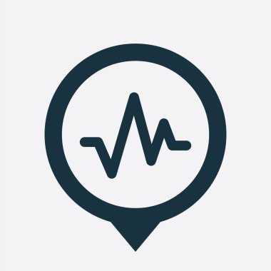 Nabız simge harita PIN