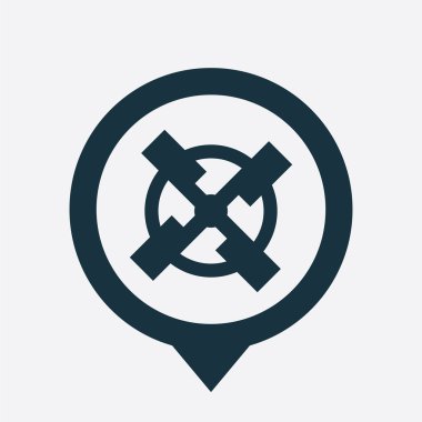 değirmen simge harita PIN