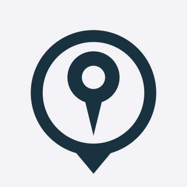 harita PIN simge harita pi