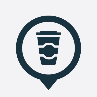 kahve simge harita PIN