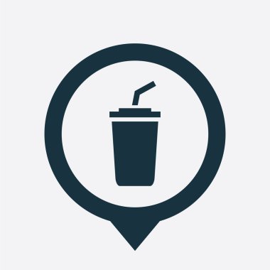 kahve simge harita PIN