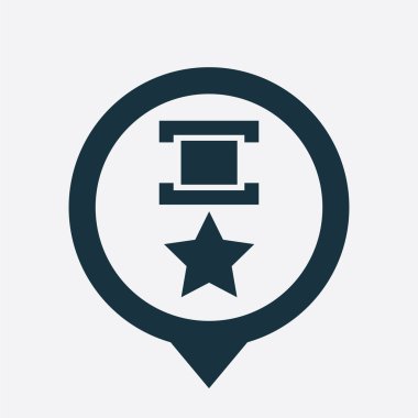 madalya simge harita PIN