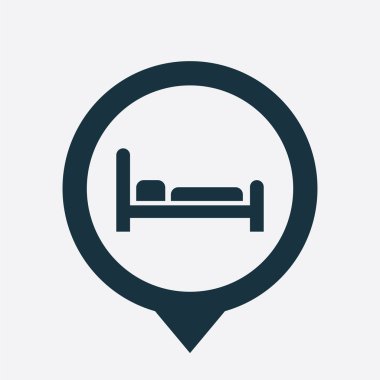 otel simge harita pin