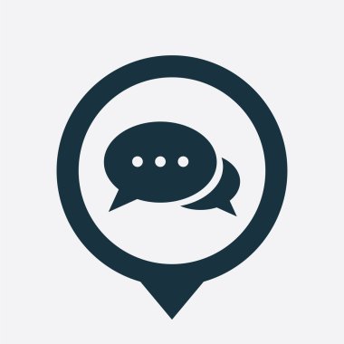 sohbet simgesi harita PIN