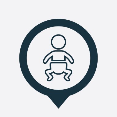 Bebek simge harita PIN