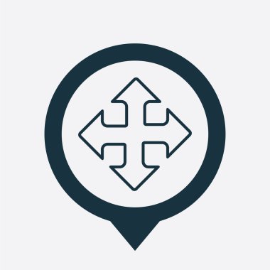 hareket ettirmek simge harita toplu iğne