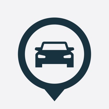 Araba simge harita PIN