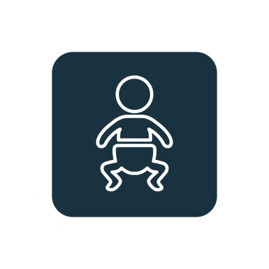 Bebek kutsal kişilerin resmi yuvarlak kare düğme