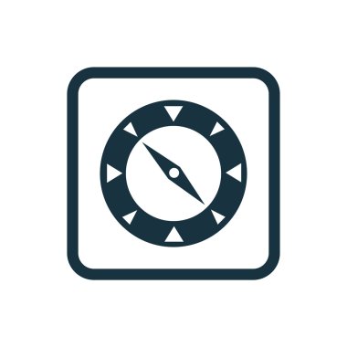 Pusula simgesini yuvarlak kareler düğmesi