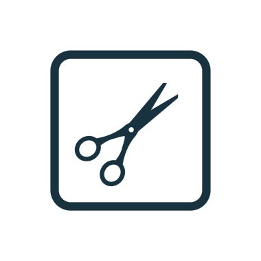 makas kutsal kişilerin resmi yuvarlak kare düğme