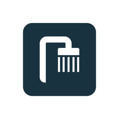 Duş kutsal kişilerin resmi yuvarlak kare düğme