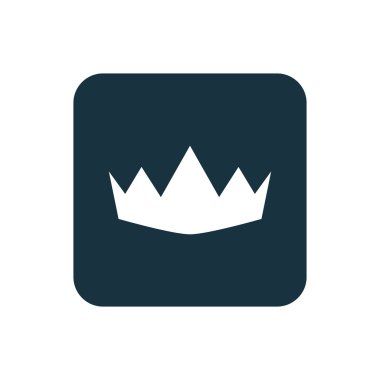 taç kutsal kişilerin resmi yuvarlak kare düğme