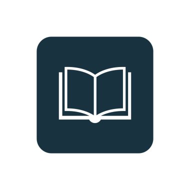 kitap simgesini yuvarlak kareler düğmesi