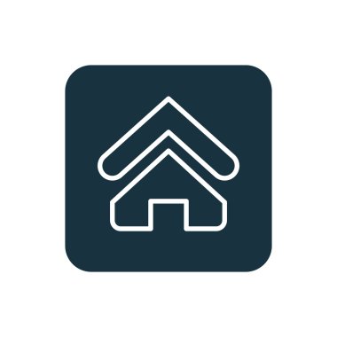 Ev simgesini yuvarlak kareler düğmesi