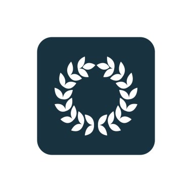 çelenk kutsal kişilerin resmi yuvarlak kare düğme