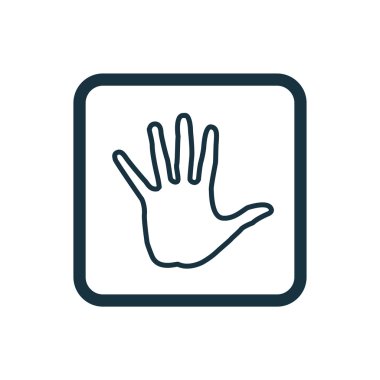 kol kutsal kişilerin resmi yuvarlak kare düğme