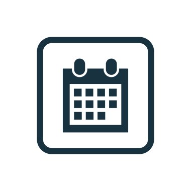 takvim simgesini yuvarlak kareler düğmesi