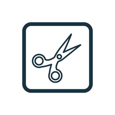 makas kutsal kişilerin resmi yuvarlak kare düğme