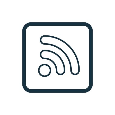 WiFi kutsal kişilerin resmi yuvarlak kare düğme