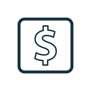 Doları kutsal kişilerin resmi yuvarlak kare düğme