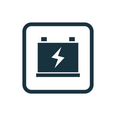 akümülatör kutsal kişilerin resmi yuvarlak kare düğme