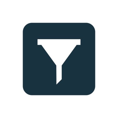 filtre simgesi yuvarlak kareler düğmesi