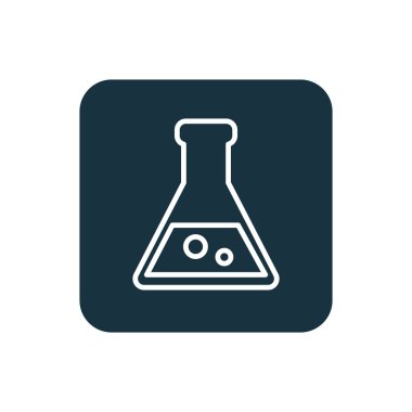 Laboratuvar kutsal kişilerin resmi yuvarlak kare düğme