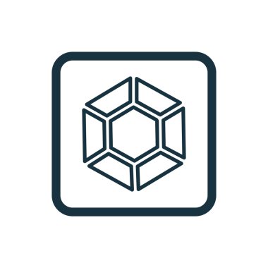 elmas kutsal kişilerin resmi yuvarlak kare düğme