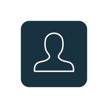 profil kutsal kişilerin resmi yuvarlak kare düğme