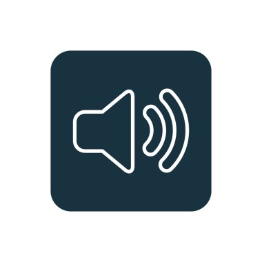 Ses simgesini yuvarlak kareler düğmesi