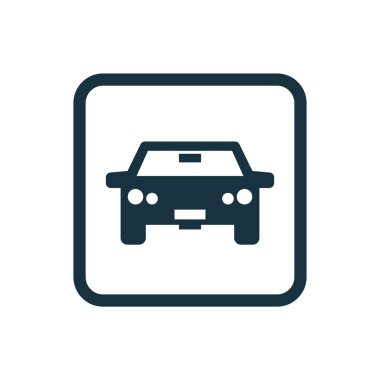 Araba kutsal kişilerin resmi yuvarlak kare düğme