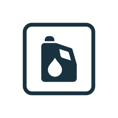 Araba petrol kutsal kişilerin resmi yuvarlak kare düğme