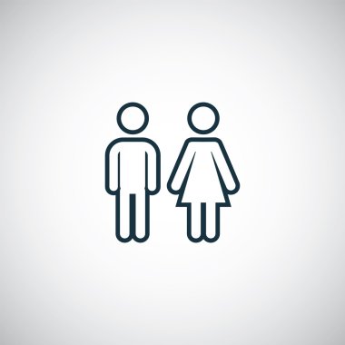 Erkek ve kadın ikonu