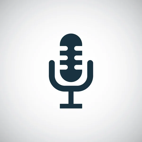 Icono del micrófono — Vector de stock