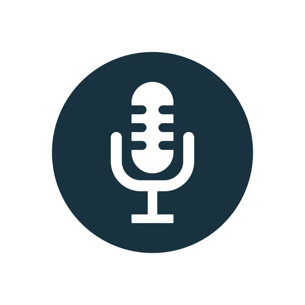 Ícone do microfone —  Vetores de Stock