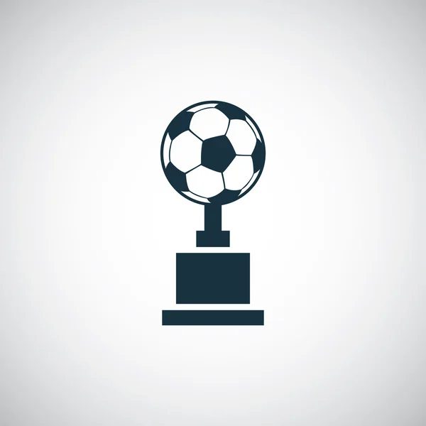 Icône de coupe de football — Image vectorielle