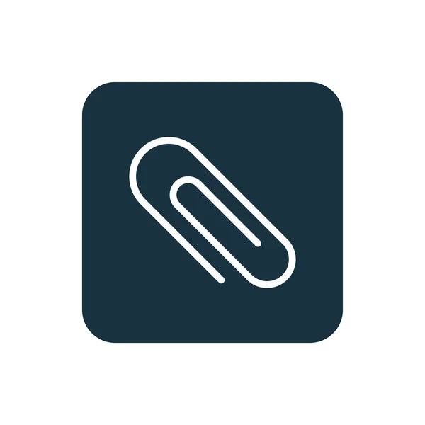 Clip icono Cuadrados redondeados botón — Vector de stock