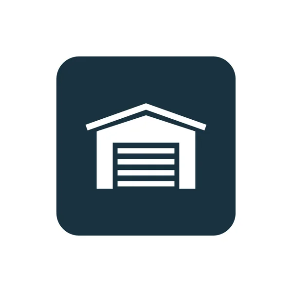 Car garage icon Rounded squares button — 图库矢量图片