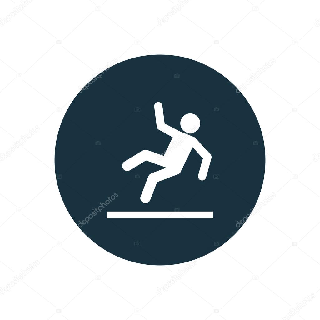 slippery floor icon