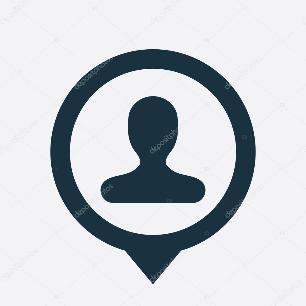 profile icon map pin