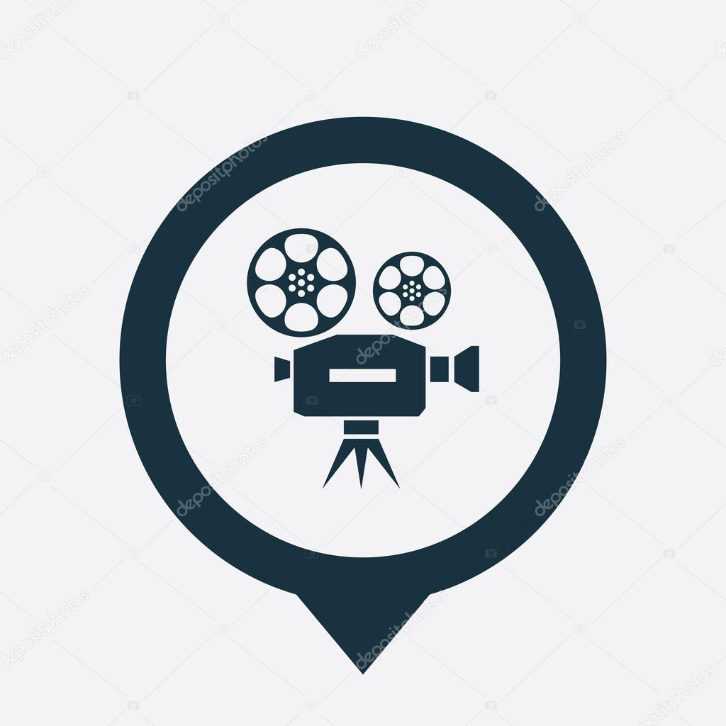 video icon map pin