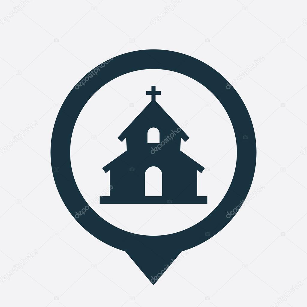 Church Icon For Map Church Icon Map Pin Stock Vector Image By ©Rashad_Ashurov #71992381