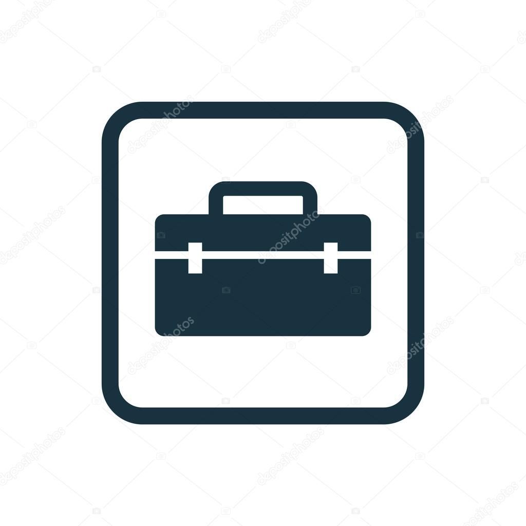 tools box icon Rounded squares button
