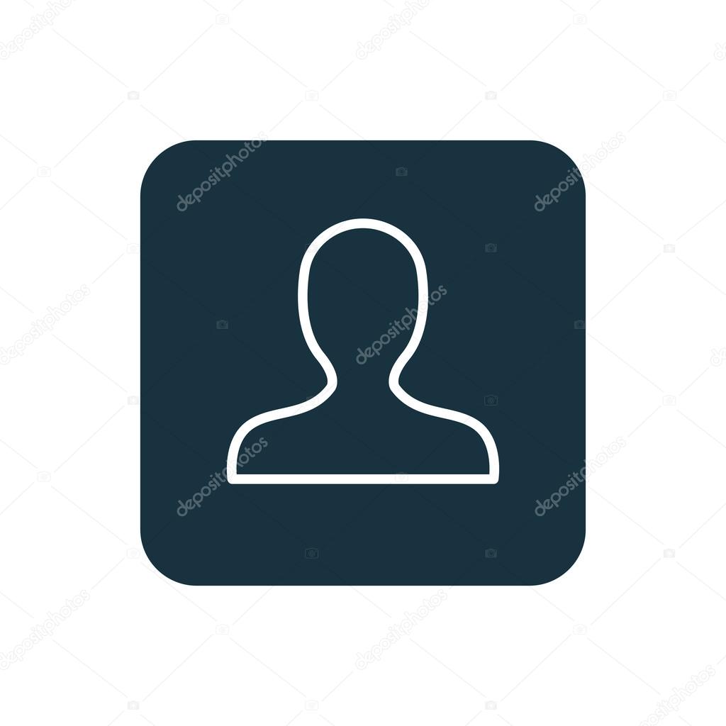 profile icon Rounded squares button