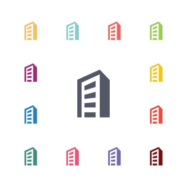 Bina düz simgeler kümesi