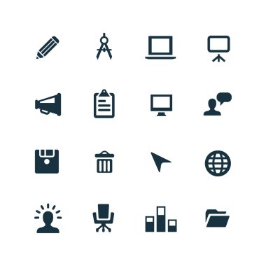 Sanat, tasarım Icons set